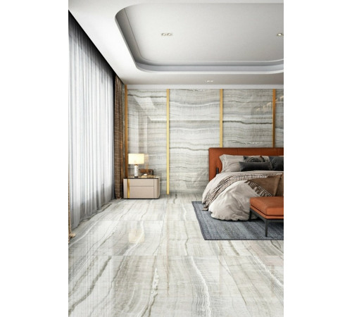 Керамогранит Maimoon 60х120 Linear Onyx Olive glossy 60х120 см