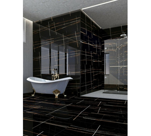 Керамогранит Maimoon 60х120 Black Lorence highglossy 60х120 см