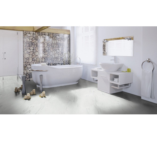 Виниловый ламинат Wineo 800 stone XL DB00090 White Marble 914,4х457,2х2,5 мм