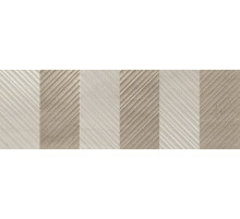 Керамическая плитка Porcelanite Dos 9542 Sakai Taupe Relieve Kimura PCD000045 настенная 30х90 см