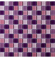 Стеклянная мозаика Caramelle mosaic Acquarelle 4 мм Lavander 29,8x29,8 см