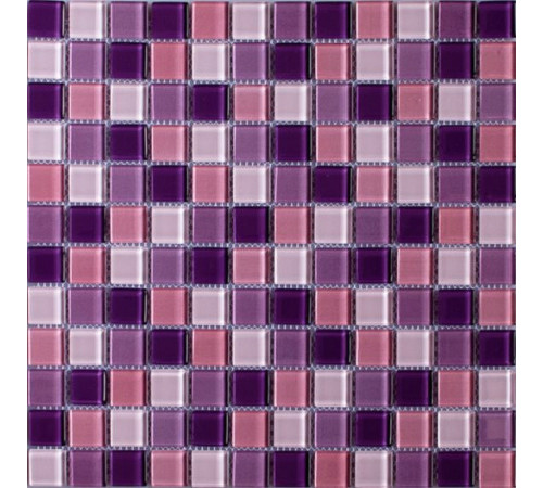 Стеклянная мозаика Caramelle mosaic Acquarelle 4 мм Lavander 29,8x29,8 см