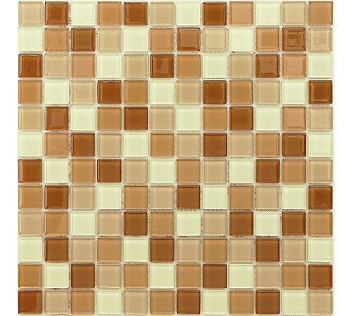 Стеклянная мозаика Caramelle mosaic Acquarelle 4 мм Verbena 29,8x29,8 см