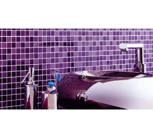 Стеклянная мозаика Caramelle mosaic Acquarelle 4 мм Lavander 29,8x29,8 см