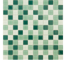 Стеклянная мозаика Caramelle mosaic Acquarelle 4 мм Peppermint 29,8x29,8 см
