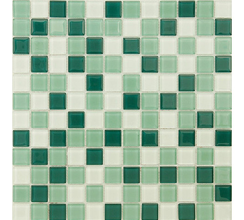 Стеклянная мозаика Caramelle mosaic Acquarelle 4 мм Peppermint 29,8x29,8 см