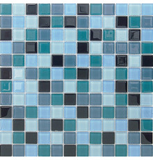 Стеклянная мозаика Caramelle mosaic Acquarelle 4 мм Delphinium 29,8x29,8 см