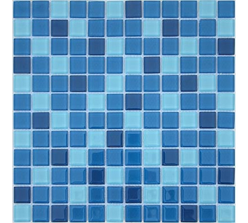 Стеклянная мозаика Caramelle mosaic Acquarelle 4 мм Crocus 29,8x29,8 см