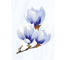 Керамический декор Axima Агата голубая D 25х35 см