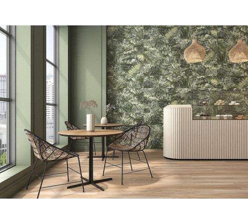 Керамическая плитка Pamesa Ceramica Ageri/Trend/Cr.Cellini Vegetal Trend Green Rect. 031.627.0110.10289 настенная 33,3х100 см