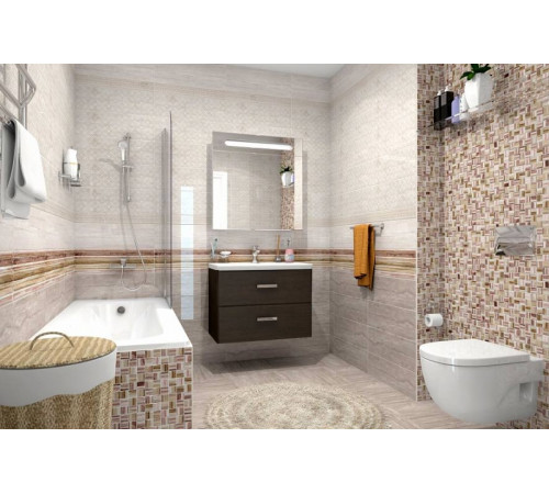 Мозаика Cersanit Alba Mosaic многоцветный AI2L451G 30х30 см