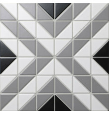 Керамическая мозаика StarMosaic Albion Cube Grey TR2-CL-SQ2 27,5x27,5 см