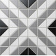 Керамическая мозаика StarMosaic Albion Cube Grey TR2-CL-SQ2 27,5x27,5 см