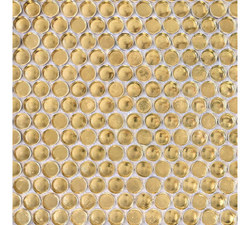 Стеклянная мозаика Caramelle mosaic Alchimia Tondi d'oro 28,6x30,4 см