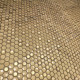 Стеклянная мозаика Caramelle mosaic Alchimia Aureo grani hexagon 30x30 см