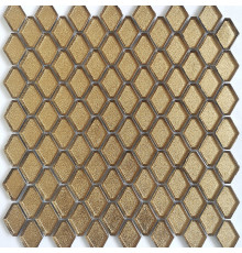 Стеклянная мозаика Caramelle mosaic Alchimia Diamanti d'oro 28,2x31 см