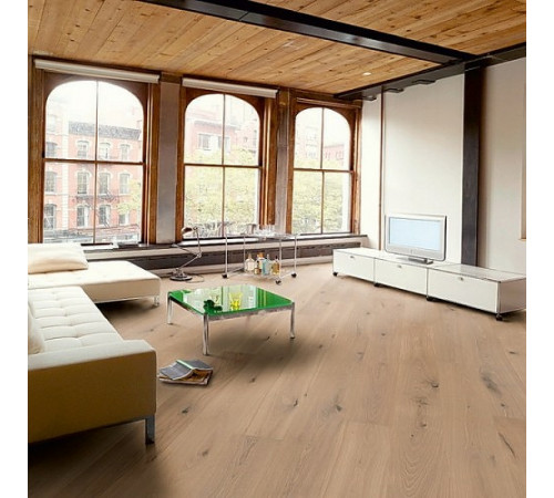 Паркетная доска Hain Ambient Oak Pearl Grey perfect/classic 2200х195х15 мм