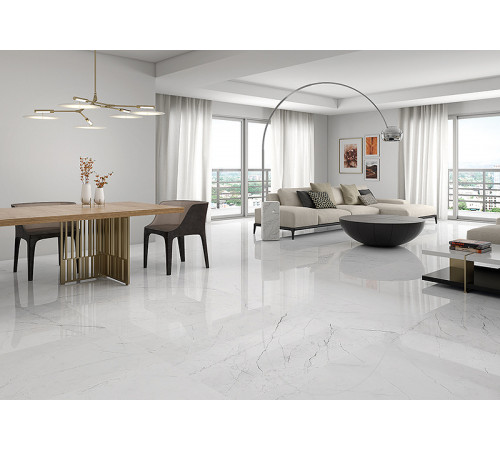 Керамогранит ITT Ceramic Angel White Pol F7473 60х120 см