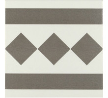 Керамический декор Ceramica Ribesalbes Antigua Gris 002 PT02114 20х20 см
