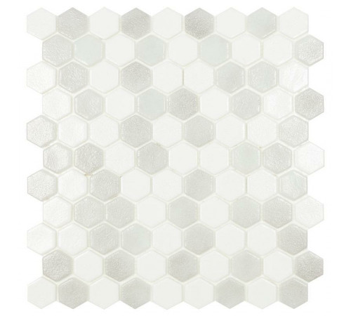 Стеклянная мозаика Vidrepur Antislip Hex № 100/514 Antid. 30,7х31,7 см