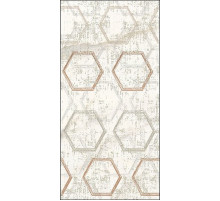 Керамический декор Azori Apulia Oro Hexagone 589002003 31,5х63 см