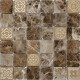 Мозаика Caramelle mosaic Art Stone Art Emperador Dark MAT 30x30 см