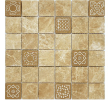 Мозаика Caramelle mosaic Art Stone Art Emperador Light MAT 30x30 см