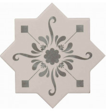 Керамогранит Cevica Beсolors Star Dec. Stencil Grey CV67383 13,25х13,25 см