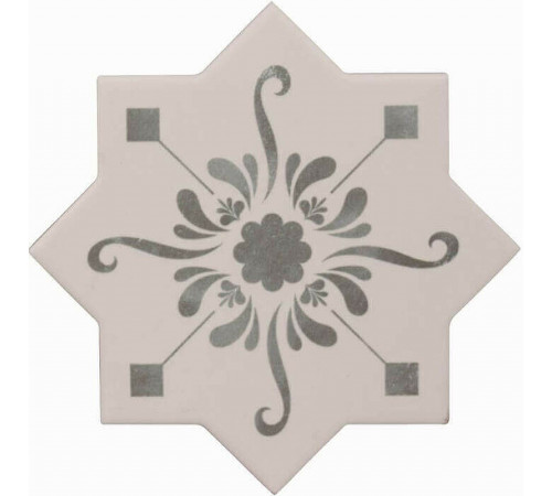 Керамогранит Cevica Beсolors Star Dec. Stencil Grey CV67383 13,25х13,25 см