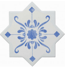 Керамогранит Cevica Beсolors Star Dec. Stencil Electric Blue CV67392 13,25х13,25 см