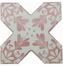 Керамогранит Cevica Beсolors Cross Dec. Stencil Coral CV67386 13,25х13,25 см