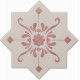 Керамогранит Cevica Beсolors Star Dec. Stencil Coral CV67389 13,25х13,25 см