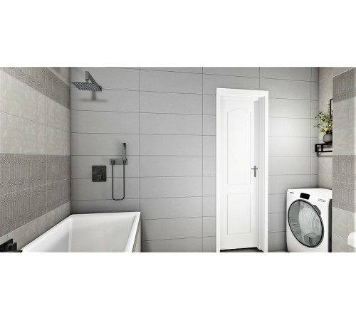 Керамический декор Kerama Marazzi Безана серый обрезной OPB20112137R 25х75 см