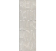 Керамическая плитка Kerama Marazzi Безана серый светлый структура обрезной 12151R настенная 25х75 см