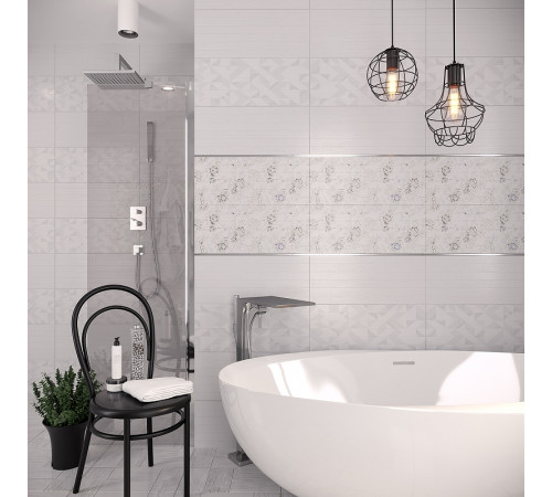 Керамический декор Gracia Ceramica Bianca white 01 25x60 см