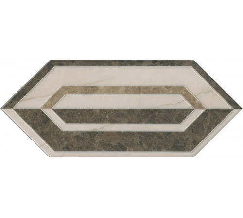 Керамический декор Kerama Marazzi Бикуш глянцевый HGDA47335003 14х34 см