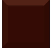 Керамическая плитка Absolut Keramika Biselado Brillo Marron настенная 10х10 см