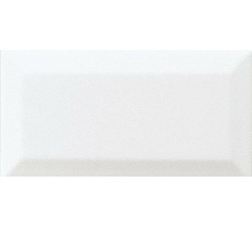 Керамическая плитка TAU Ceramica Biselado Classic White М 07411-0003 настенная 7,5х15 см