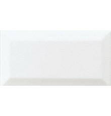 Керамическая плитка TAU Ceramica Biselado Classic White BR 07411-0001 настенная 7,5х15 см