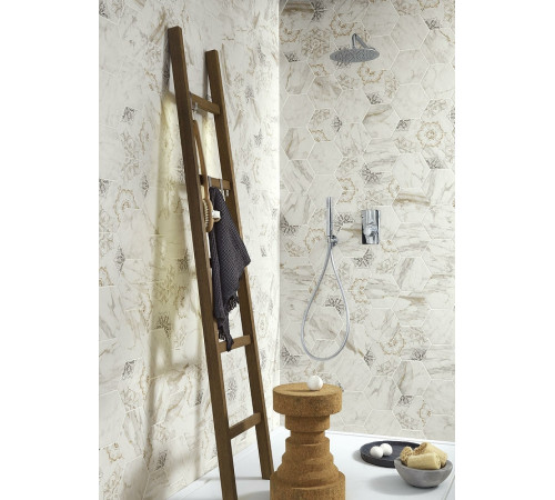 Керамогранит Marazzi Ragno Bistrot Decoro Calacatta Michelangelo R4YQ 18,2х21 см