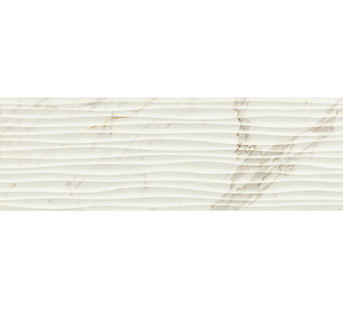 Керамическая плитка Marazzi Ragno Bistrot Calacatta Michelangelo Struttura Dune 3D rett. R4UM настенная 40х120 см