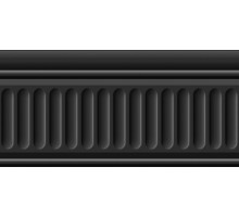 Керамический бордюр Kerama Marazzi Бланше черный структурированный 19049\3F 9,9х20 см