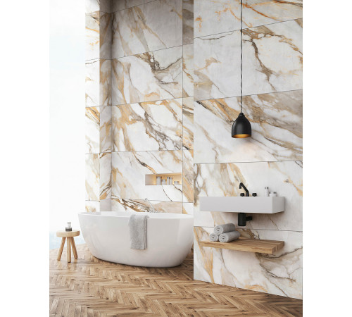 Керамогранит GlobalTile Borghini GT Белый карвинг GT120605403MCR 60х120 см