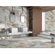 Керамогранит GlobalTile Borghini GT Белый карвинг GT120605403MCR 60х120 см