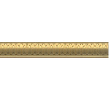 Керамический бордюр Kerama Marazzi Борромео золото BOA005 4х25 см