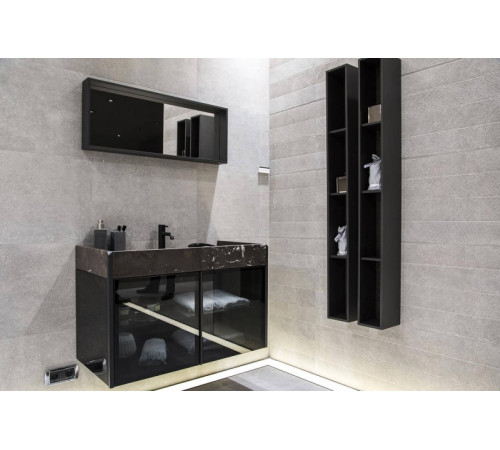 Керамическая плитка Porcelanosa Bottega Spiga Acero P35800481 настенная 45х120 см