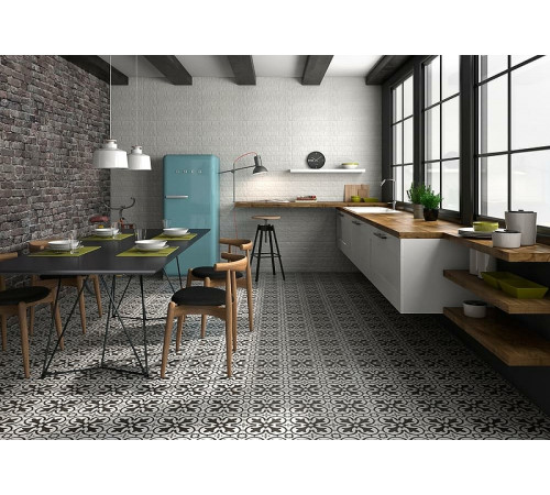 Керамическая плитка Geotiles Boulevard Negro напольная 45х45 см