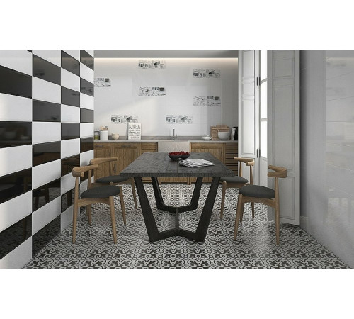 Керамическая плитка Geotiles Boulevard Negro напольная 45х45 см