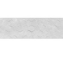 Керамическая плитка Ceramika Konskie White Hexagon Rett настенная 25х75 см