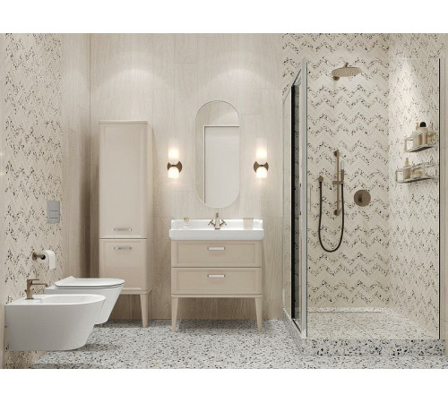 Керамогранит Kerama Marazzi Бричиола белый лаппатированный обрезной SG653122R 60х60 см